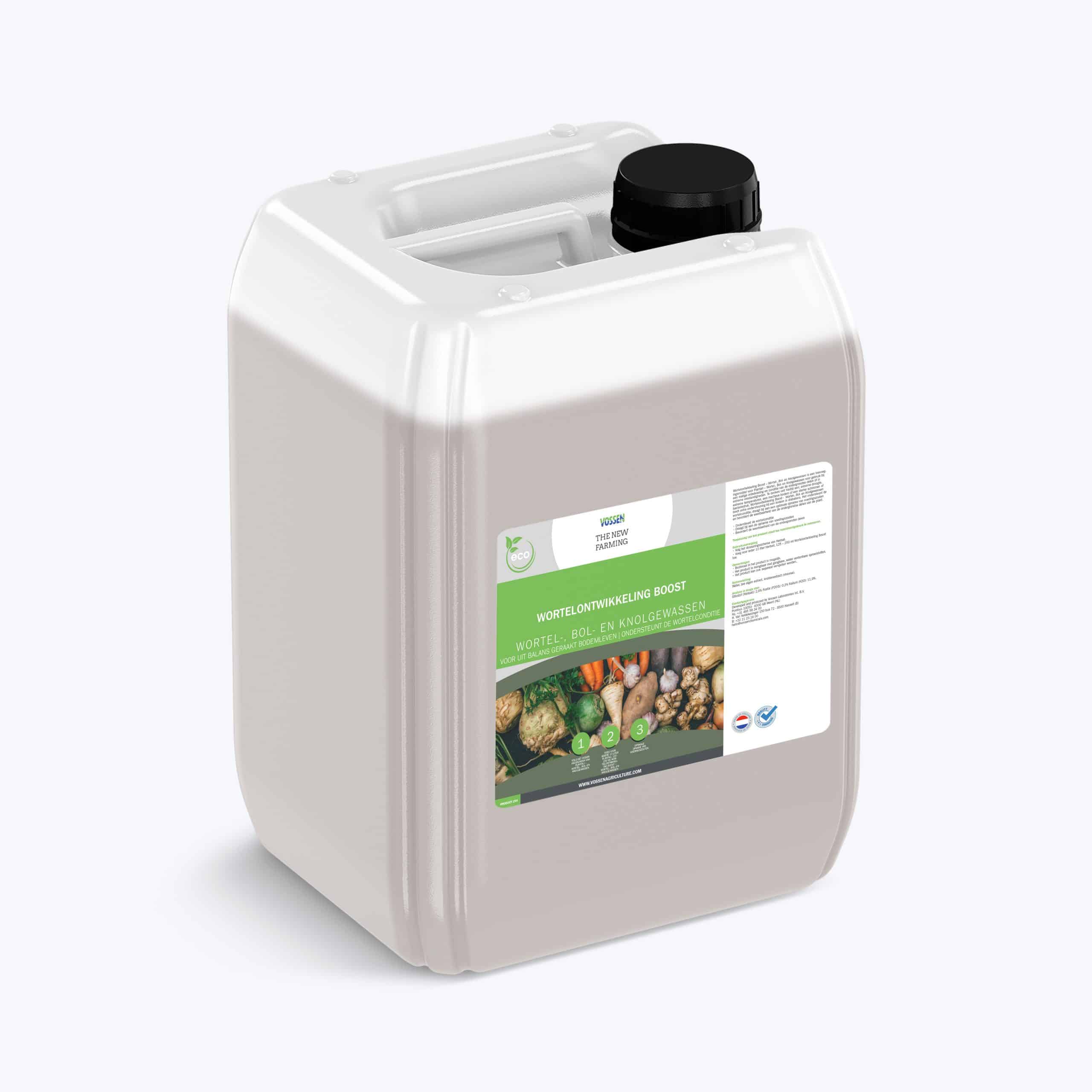 Organisch product ter bevordering van een gezonde wortelgroei en sterke gewassen