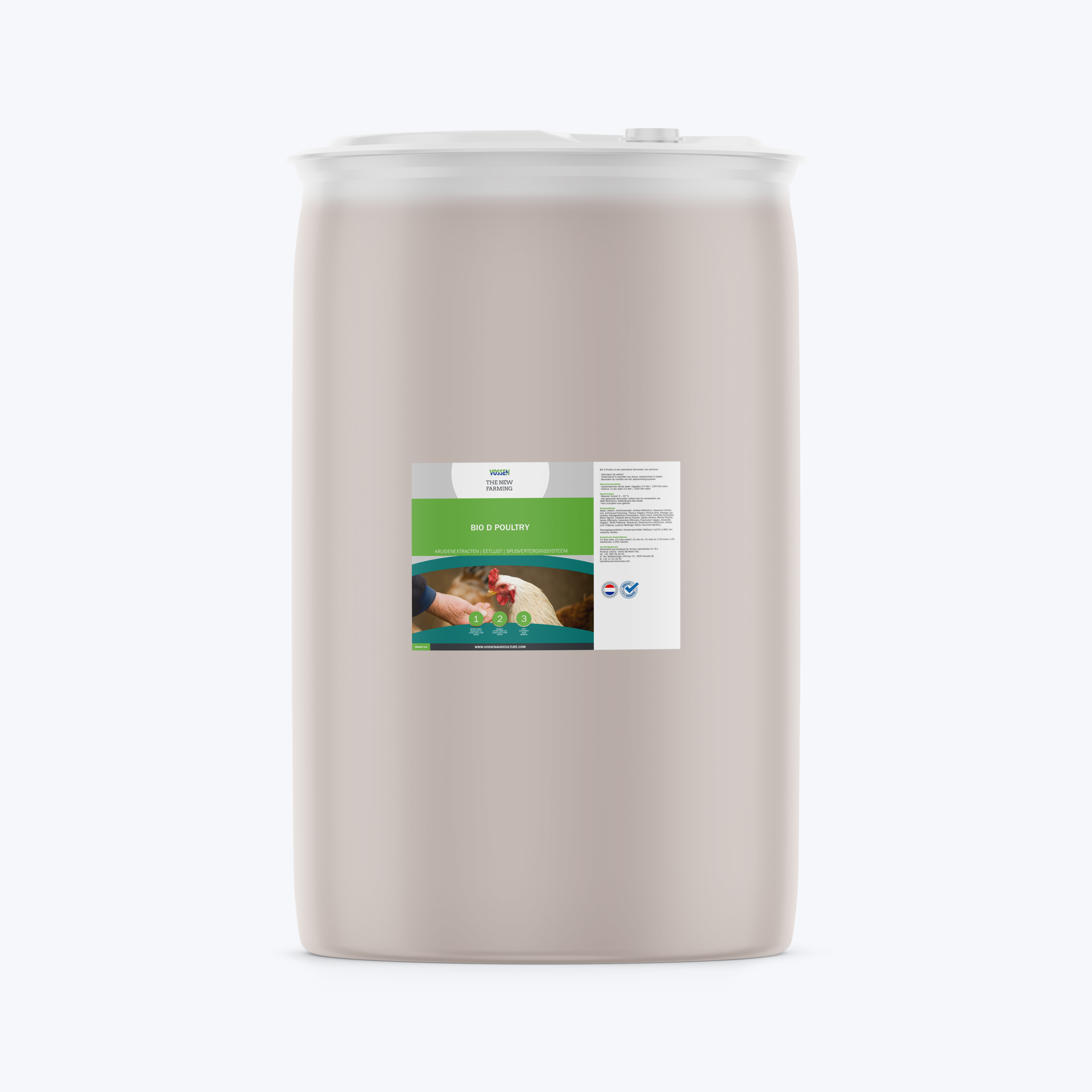 Bio D Poultry is een aanvullend diervoeder voor pluimve